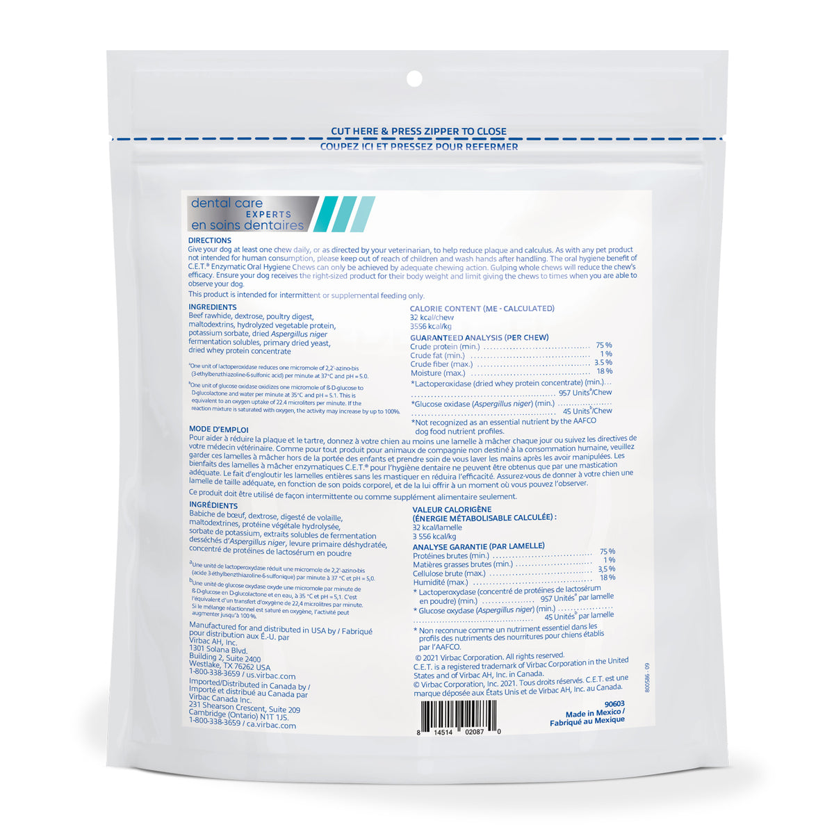 C E T Enzymatic Chews for Dogs - Small - product image 4
