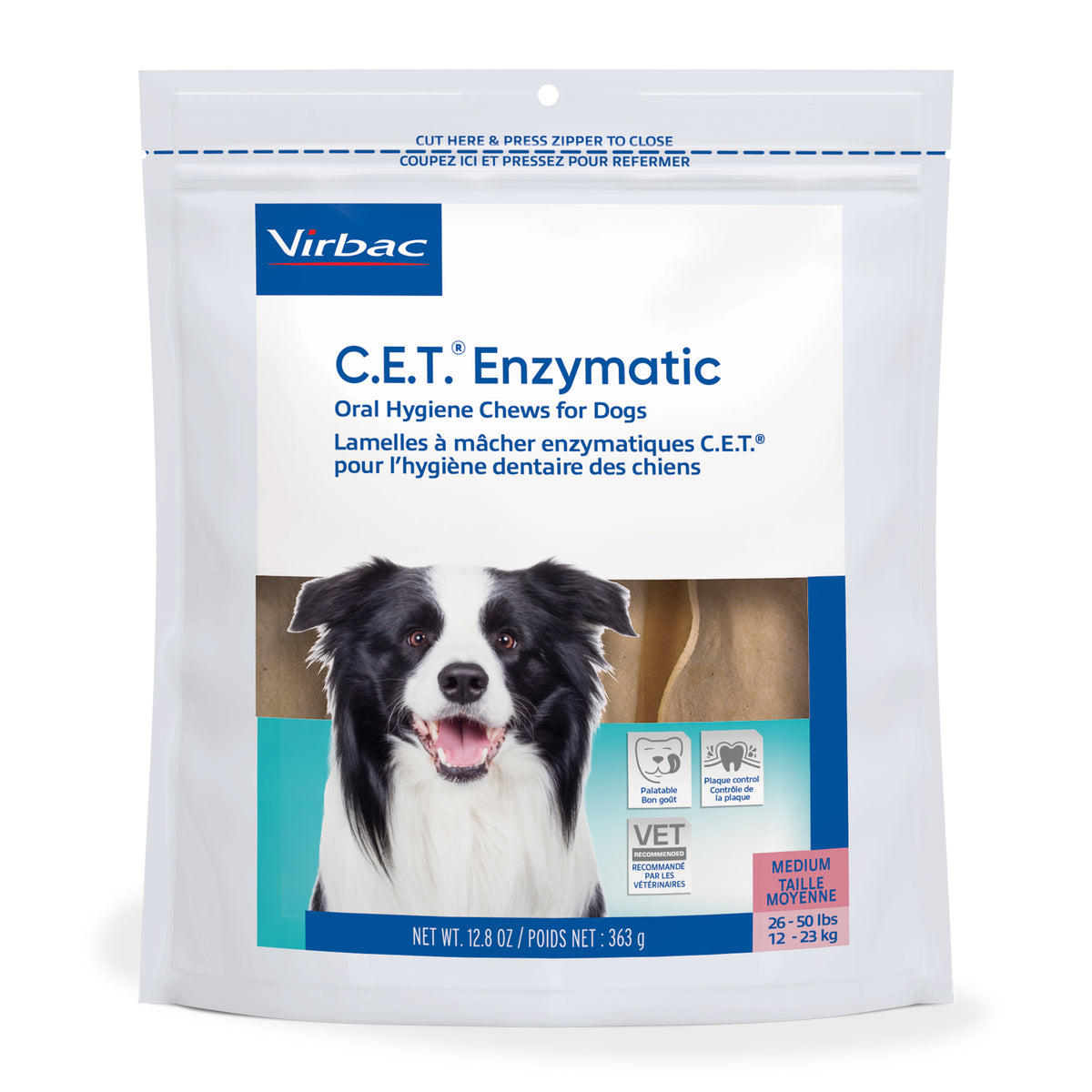 C E T Enzymatic Chews for Dogs - Medium - product image 1
