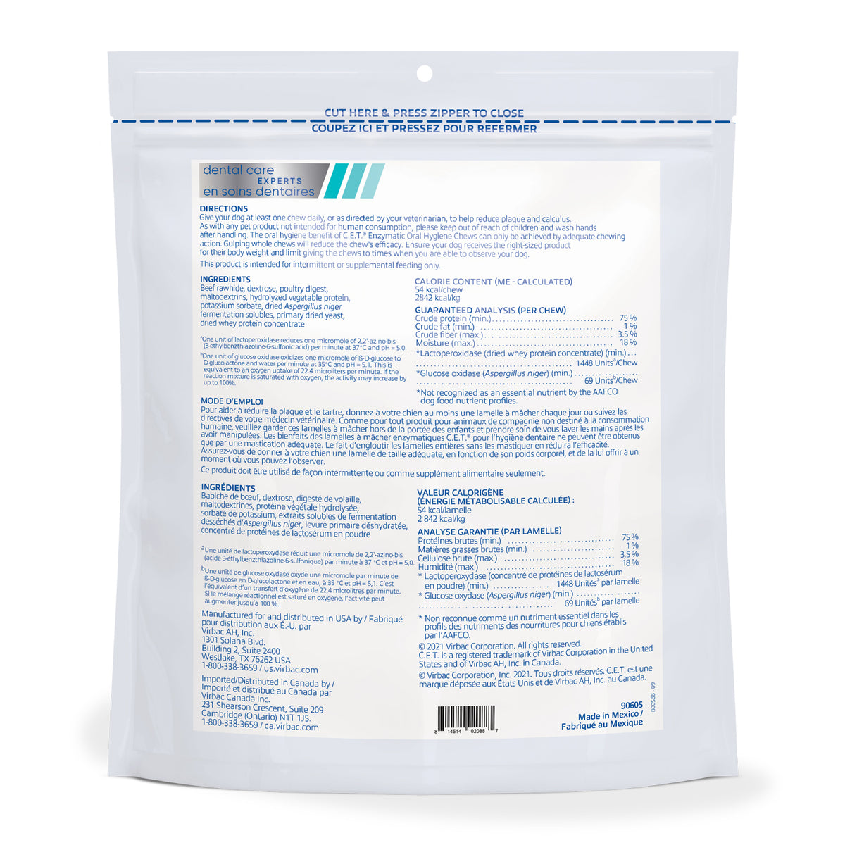 C E T Enzymatic Chews for Dogs - Medium - product image 4