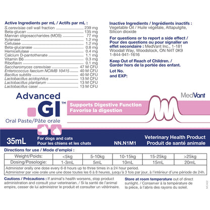 Advanced Gi Oral Paste for Cats and Dogs - 35 mL - product image 2