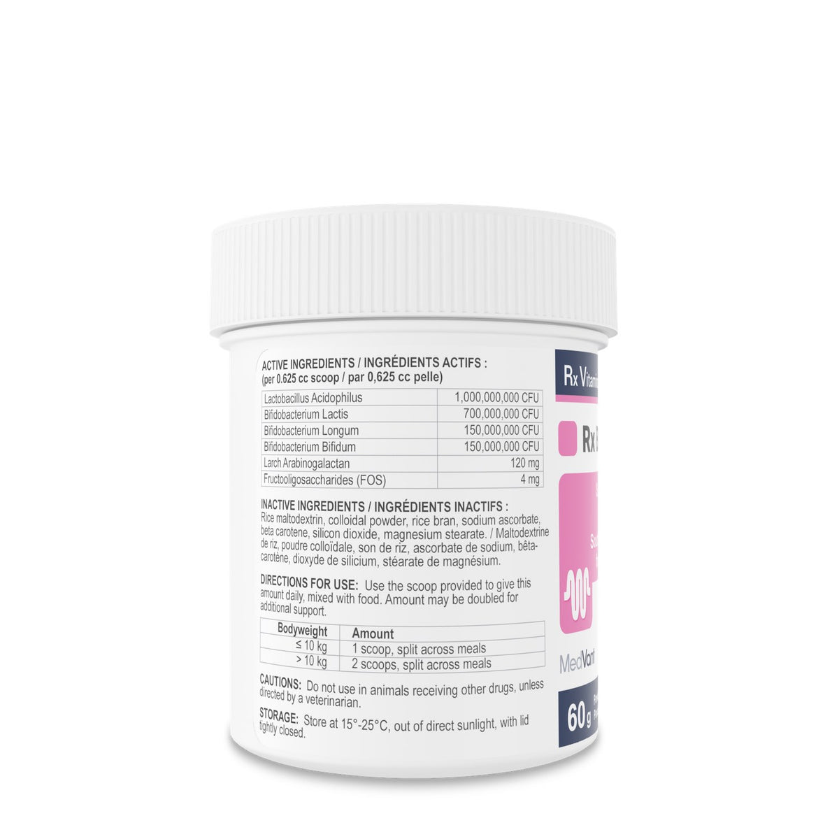 Rx Vitamins Rx Biotic Powder for Cats and Dogs - 60 g - product image 2