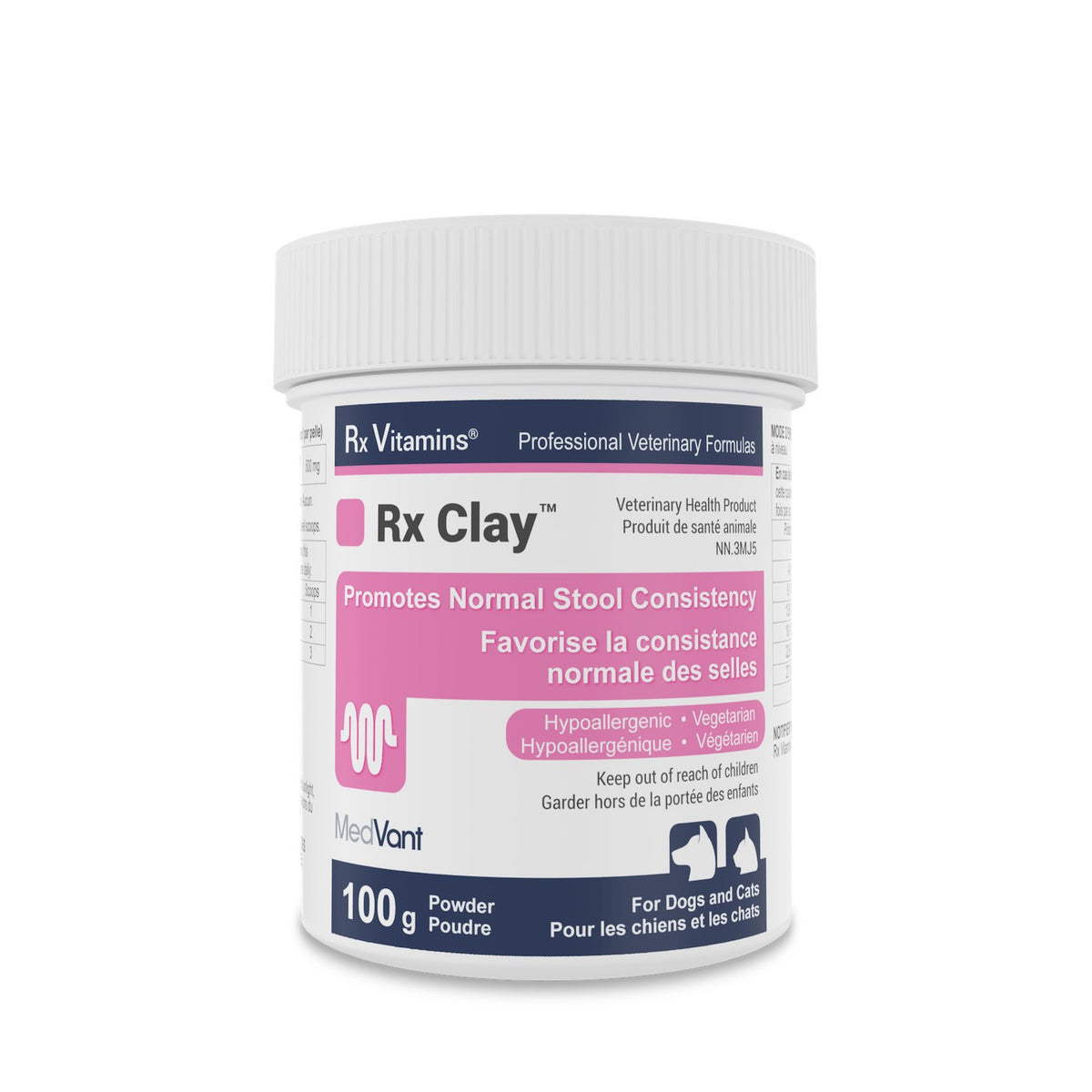 Rx Vitamins Rx Clay Powder for Cats and Dogs 100 g Jar - Default Title - product image 1