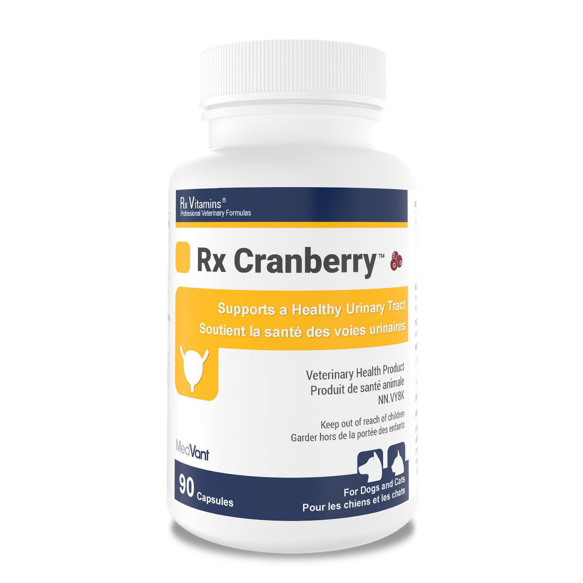 Rx Vitamins Rx Cranberry for Cats and Dogs 90 Cap - Default Title - product image 1