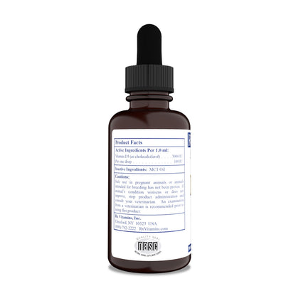 Rx Vitamins Rx D3 for Cats and Dogs 60 mL Bottle - Default Title - product image 3