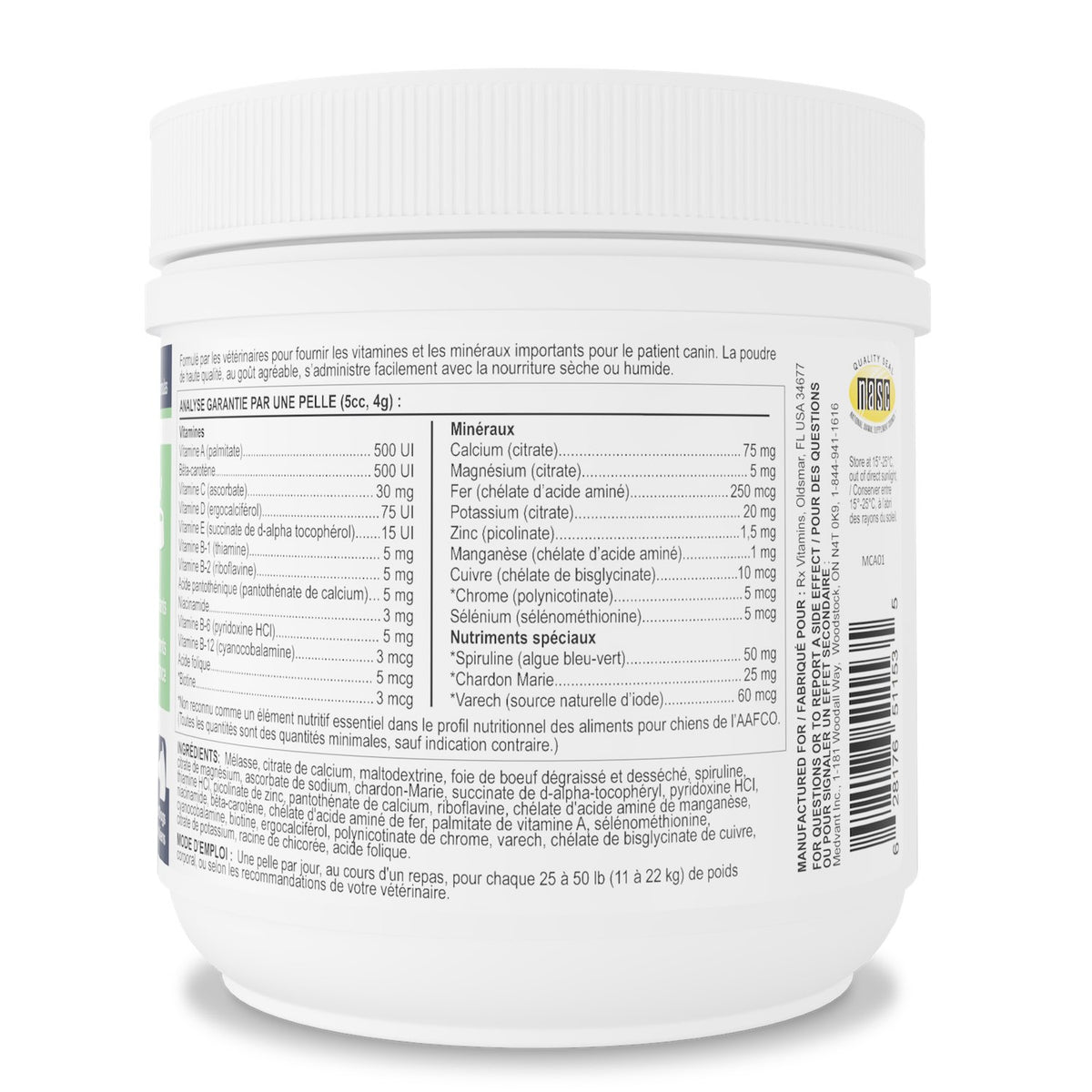 Rx Vitamins Rx Essentials for Dogs 226 g Jar - Default Title - product image 3