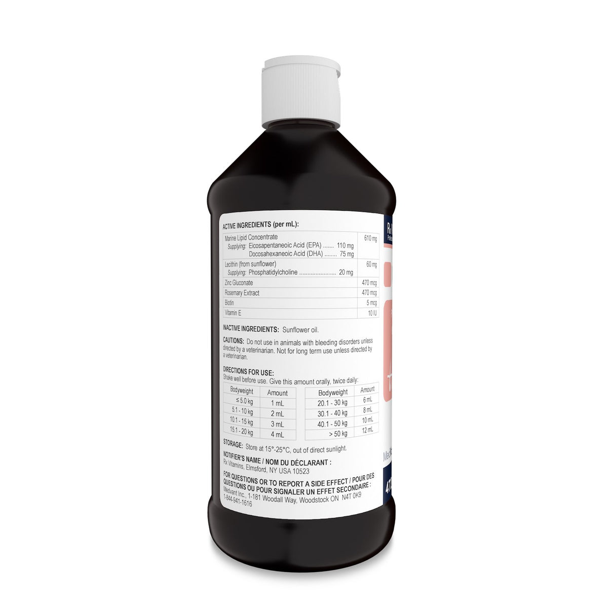 Rx Vitamins Ultra EFA for Cats - 472 mL - product image 2