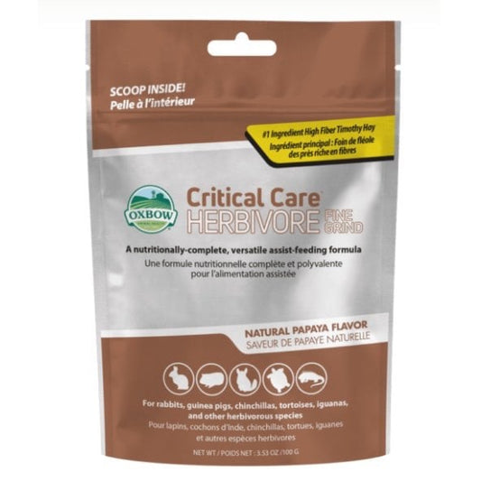Critical Care Herbivore Fine Grind (Papaya) 100 g Pouch - view 2