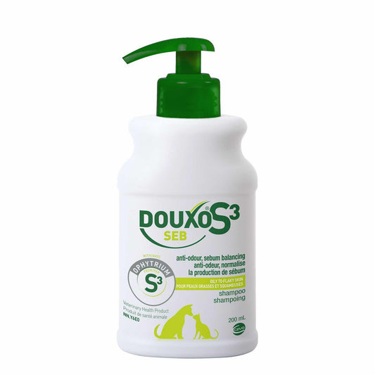 DOUXO S3 SEB Shampoo for Cats and Dogs 200 mL Bottle (0.5%/0.5%) - Default Title - product image 1