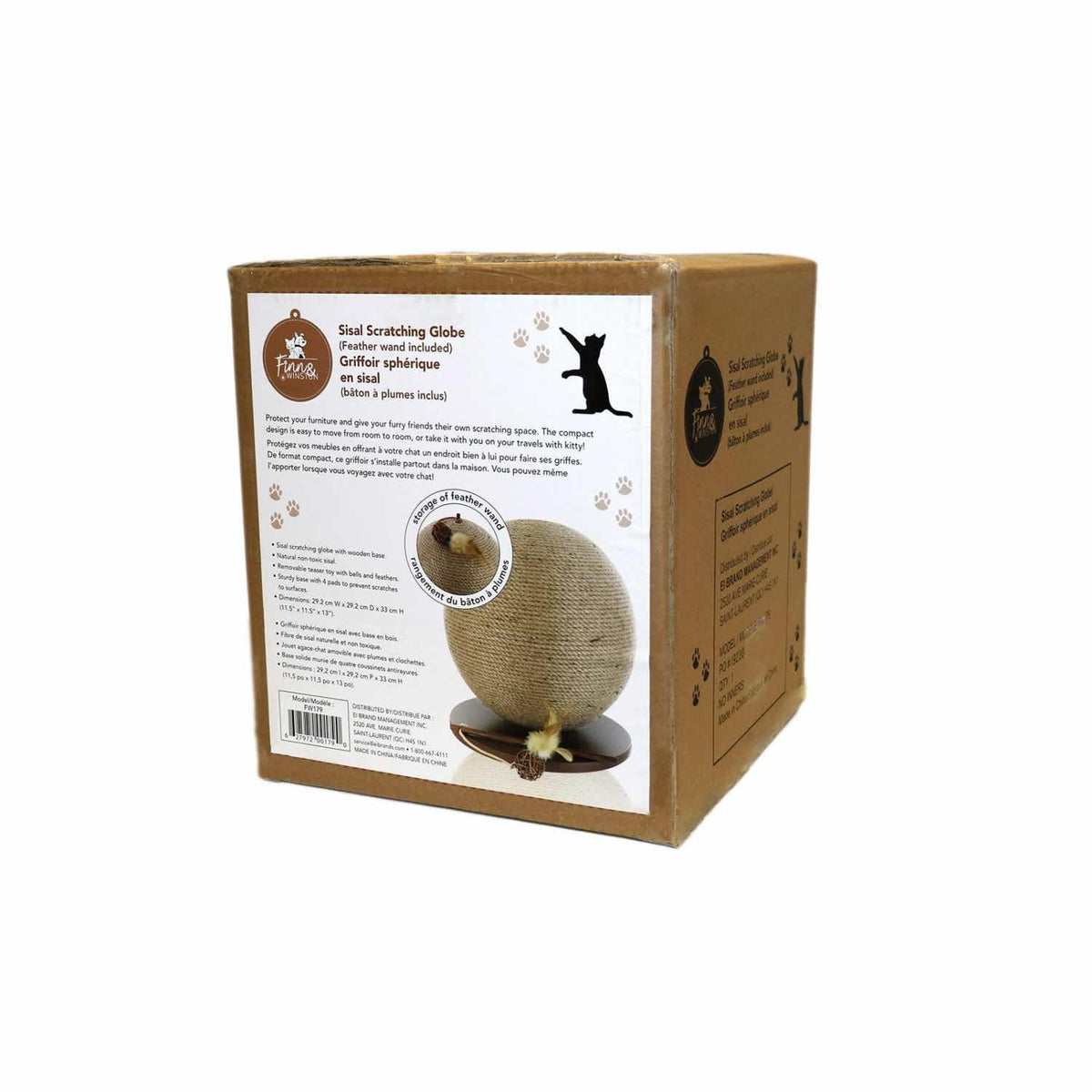 Sisal Scratching Globe for Cats 1 Unit - Default Title - product image 2