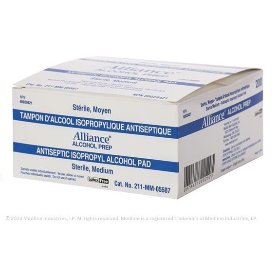 Alcohol Prep Webcol-Medium Pack of 200 - Default Title - product image 1