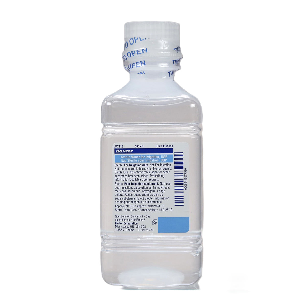 Pour On Sterile Water for Irrigation - 500 mL - product image 1