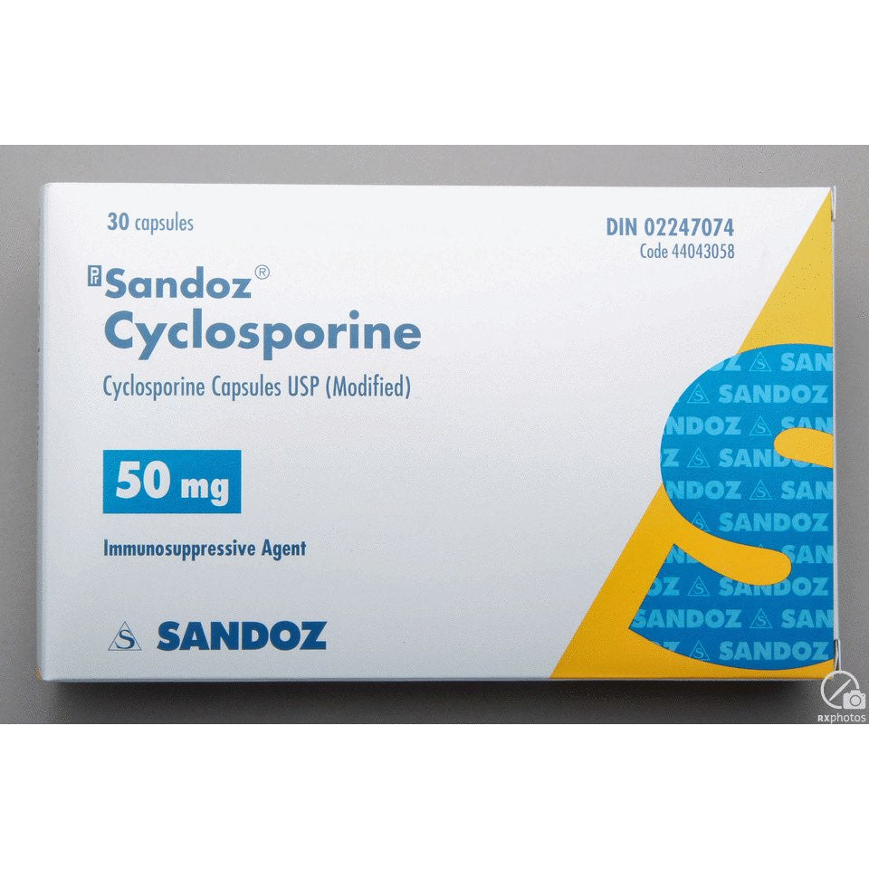 Cyclosporine, 50 mg, 30 Capsules - view 1