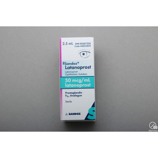 Latanoprost Ophthalmic Solution, 50 mcg/ml, 2.5 mL