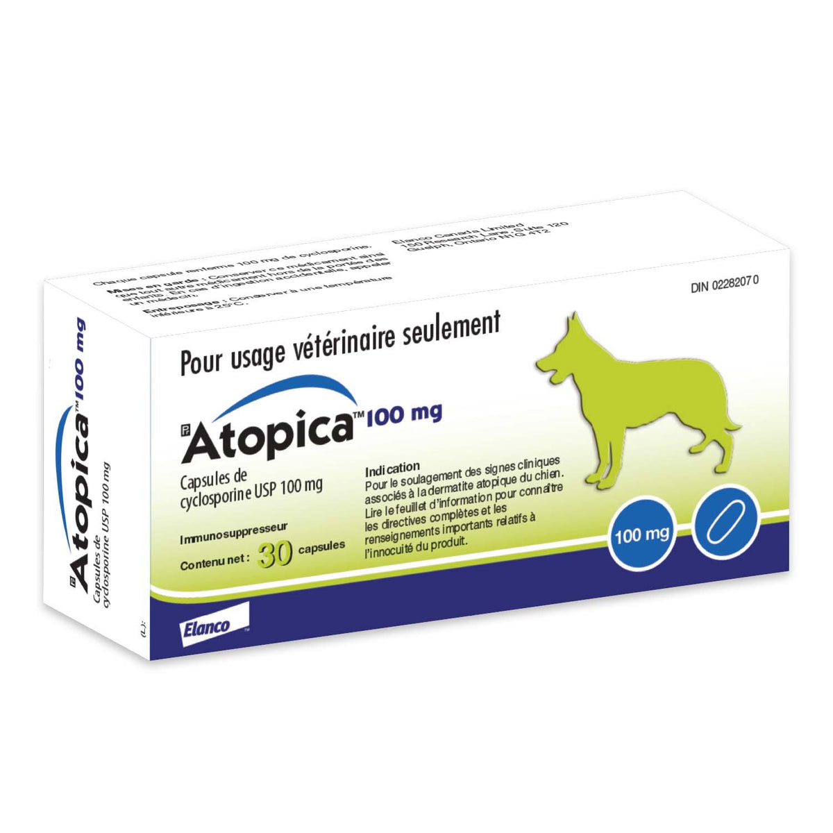 Atopica for Dogs, 100 mg, 30 Units - view 1