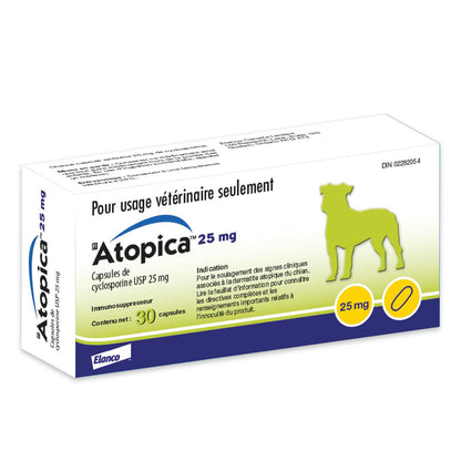 Atopica for Dogs, 25 mg, 30 Capsules - view 1