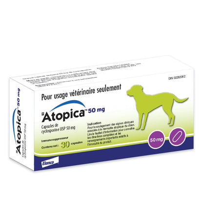 Atopica for Dogs, 50 mg, 30 Units - view 1