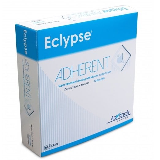 Eclypse Adherent Dressing Box of 10, 10 cm x 10 cm - Default Title - product image 1