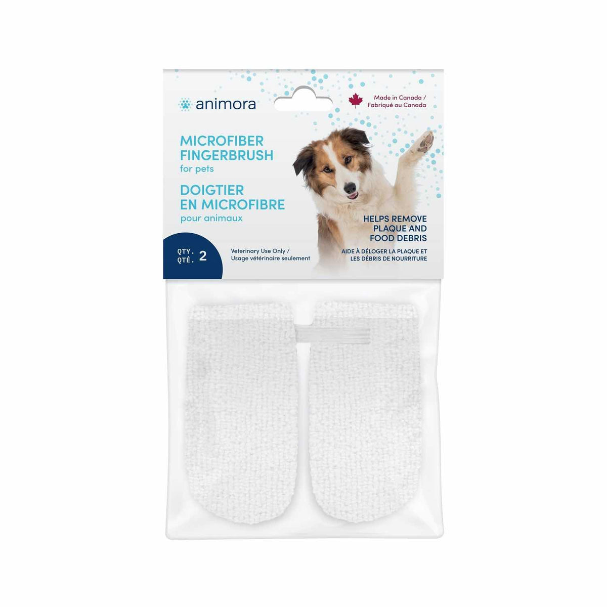 Microfiber Fingerbrush for Cats and Dogs Pack of 2 - Default Title - product image 1