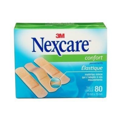 Adhesive Dressings Nexcare Comfort Bandages 80 Units - Default Title - product image 1