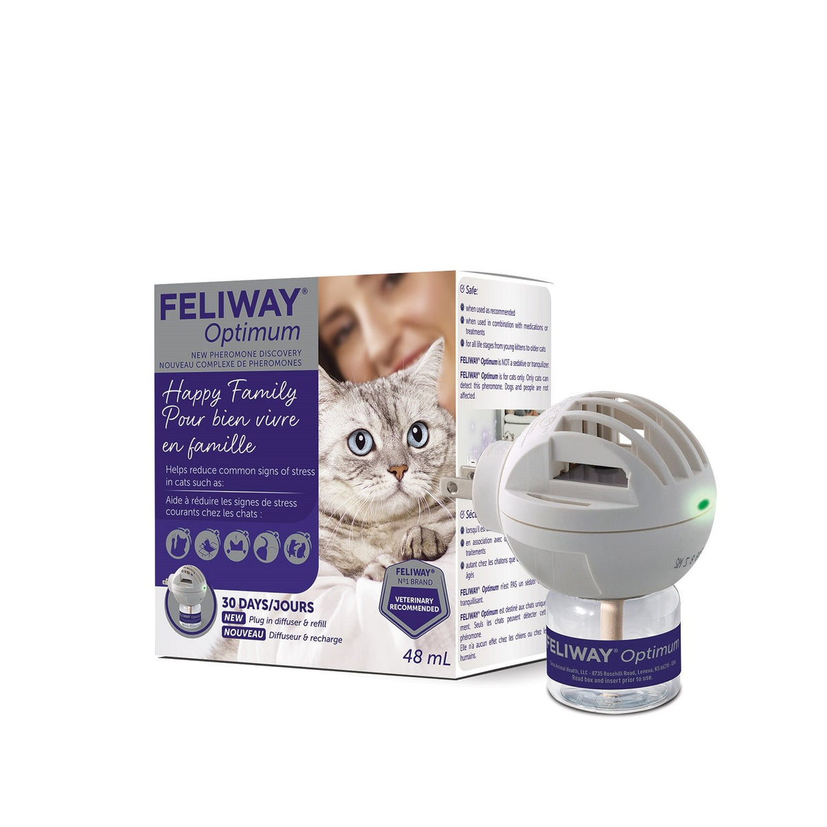 Feliway Optimum Starter Kit (Diffuser & Refill) for Cats - Default Title - product image 1