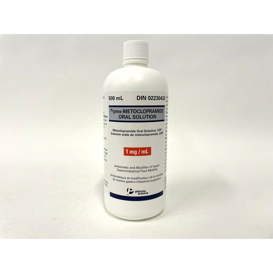 Pms-Metoclopramide Oral Solution, 1 mg/ml, 500 mL - view 1