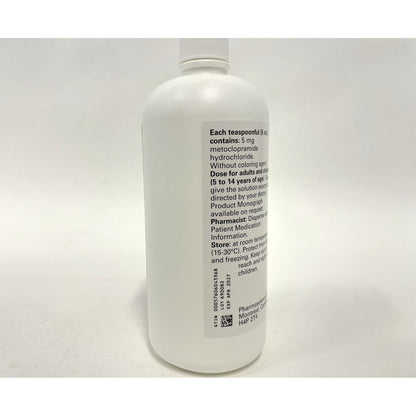 Pms-Metoclopramide Oral Solution, 1 mg/ml, 500 mL - view 3