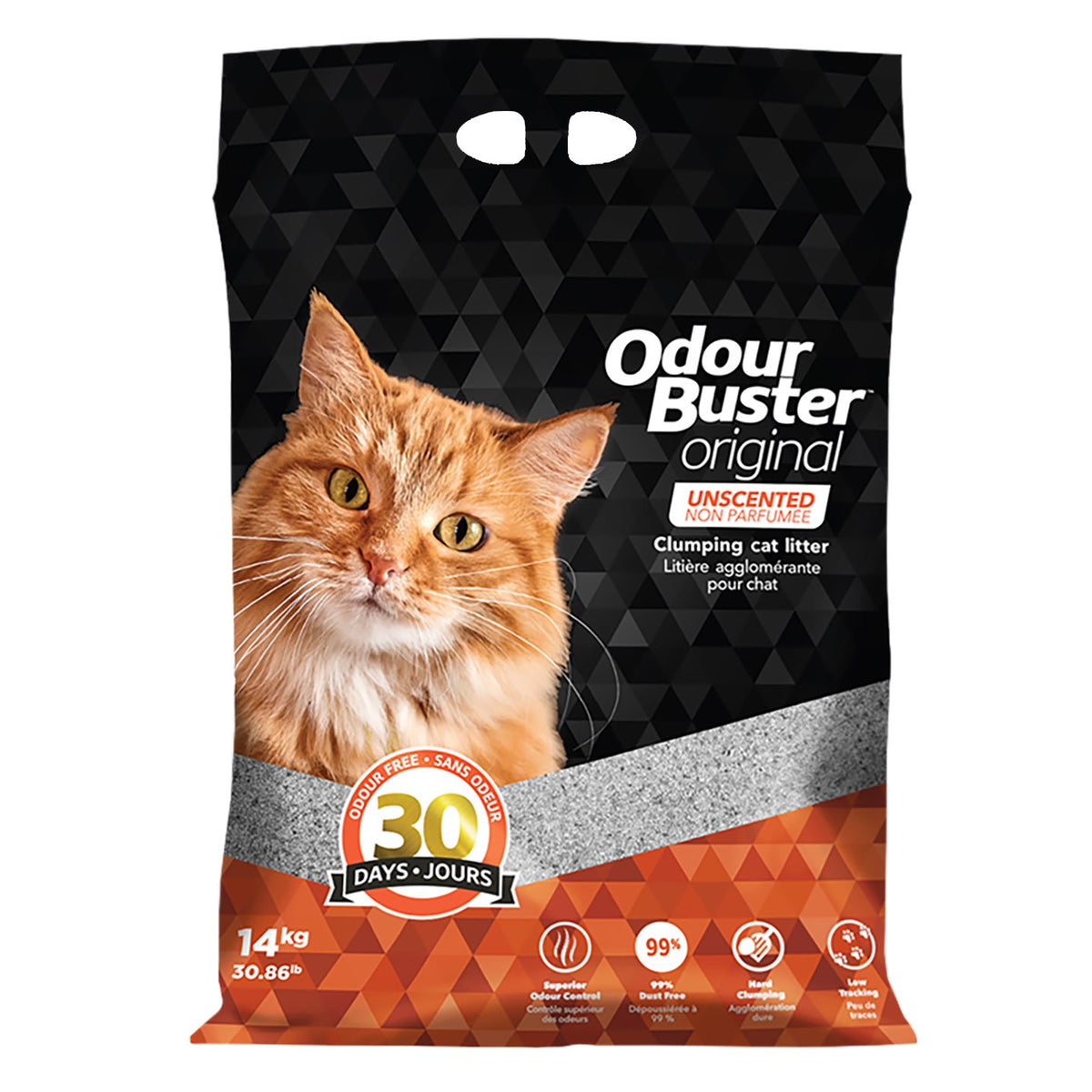 Clumping Cat Litter Odour Buster Original for Cats 14 kg Bag - view 3