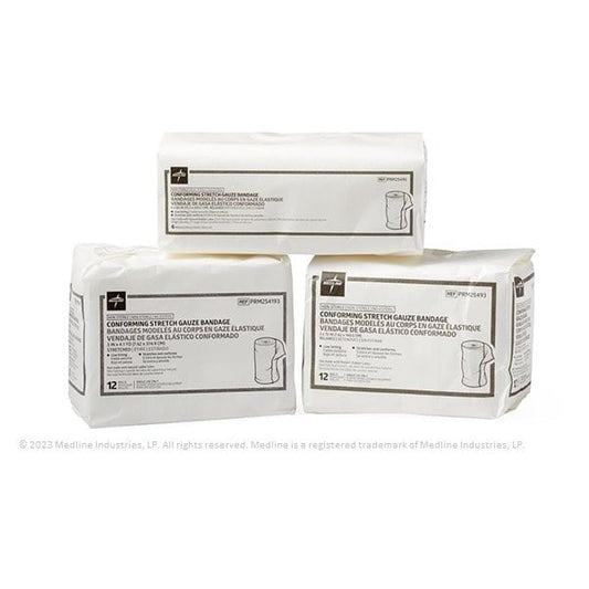 Conforming Stretch Gauze Bandage 3.75 m Roll 12 x 5 cm - Default Title - product image 1