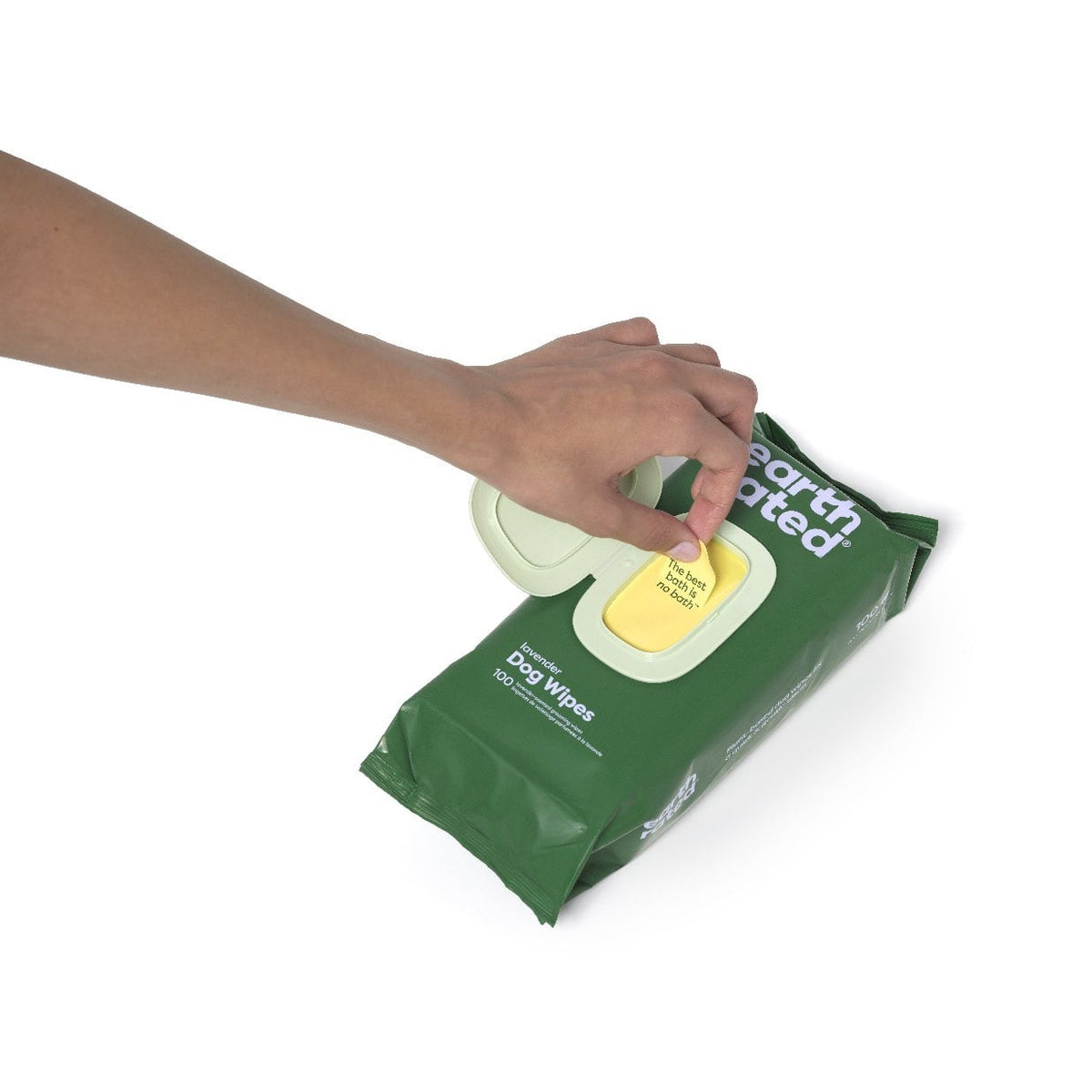 Compostable Wipes Lavender (Pack of 100) for Dogs - view 1
