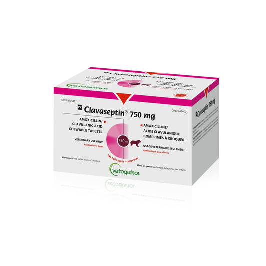Clavaseptin Chewable Tablet for Dogs, 750 mg, 100 Chews - view 1