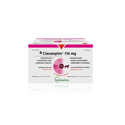 Clavaseptin Chewable Tablet for Dogs, 750 mg, 100 Chews - view 2