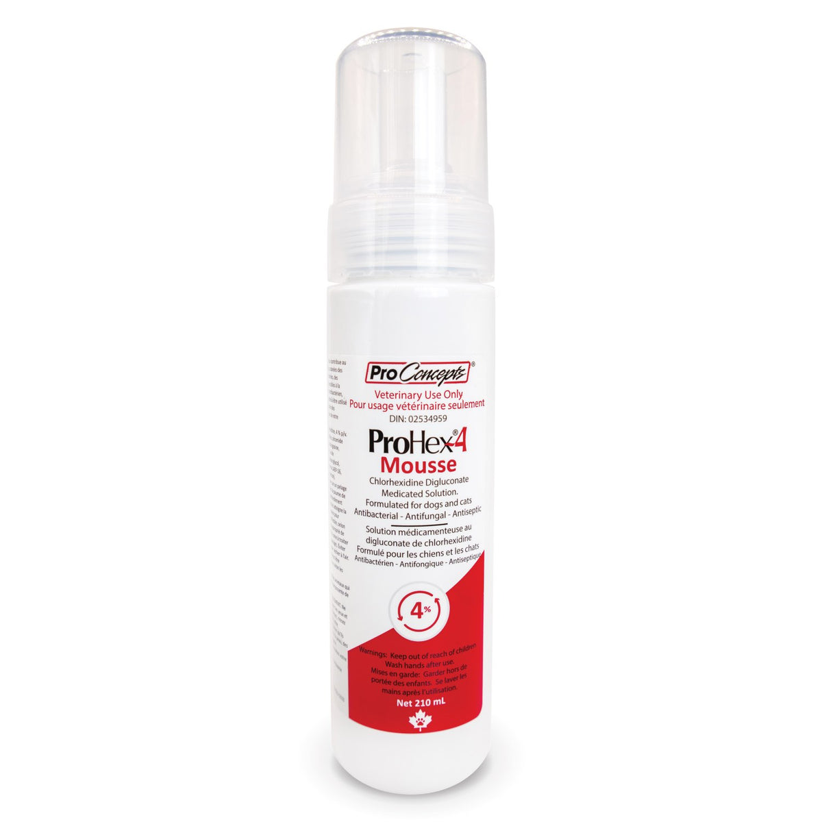 ProHex-4 Mousse for Cats and Dogs 210 mL Bottle 4 % W/V - Default Title - product image 1