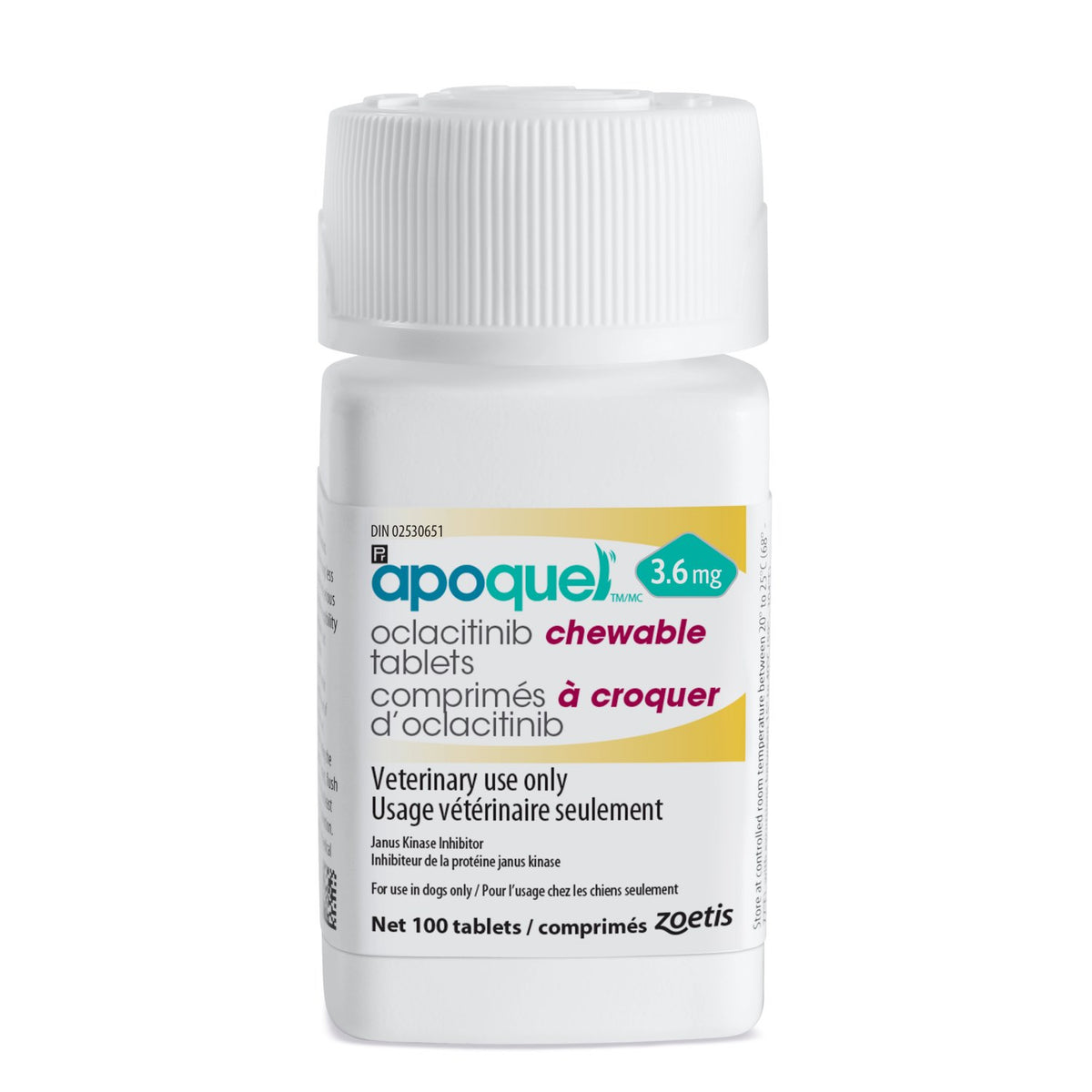 Apoquel Chewable Tablet for Dogs, 3.6 mg, 100 Chews