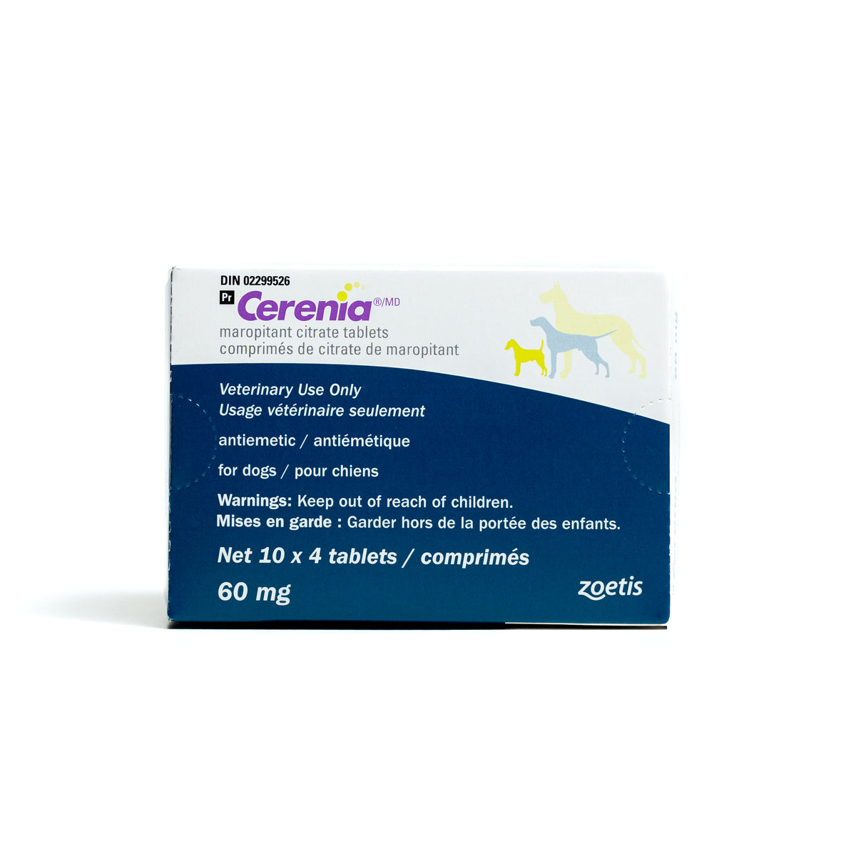 Cerenia Tablets for Dogs, 60 mg, 40 Tablets