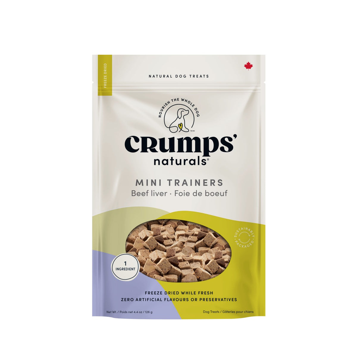Mini Trainers Freeze-Dried for Dogs (Beef) 126 g Bag - Default Title - product image 1
