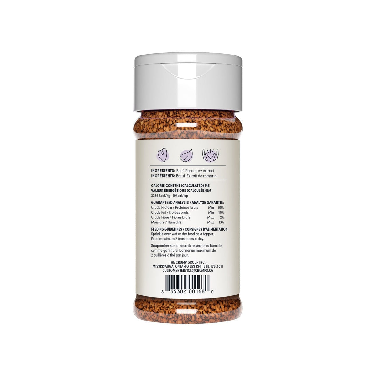 Sprinkles for Dogs (Beef) 120 g Bottle - Default Title - product image 2