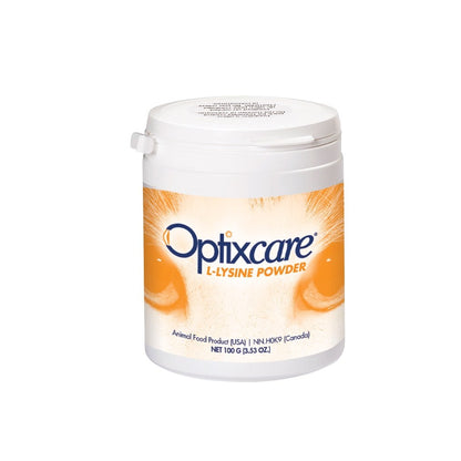 Optixcare L-Lysine Powder for Cats (Original) 100 g Jar - Default Title - product image 1