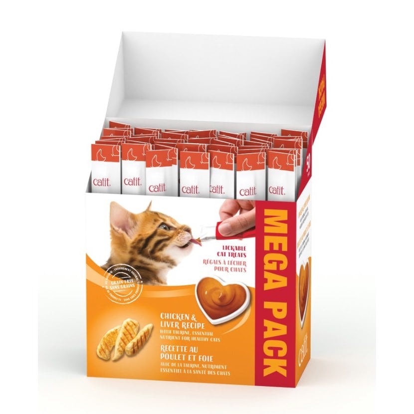 Creamy Lickable Cat Treats - Chicken and Liver / Pack of 50 - product image 1
