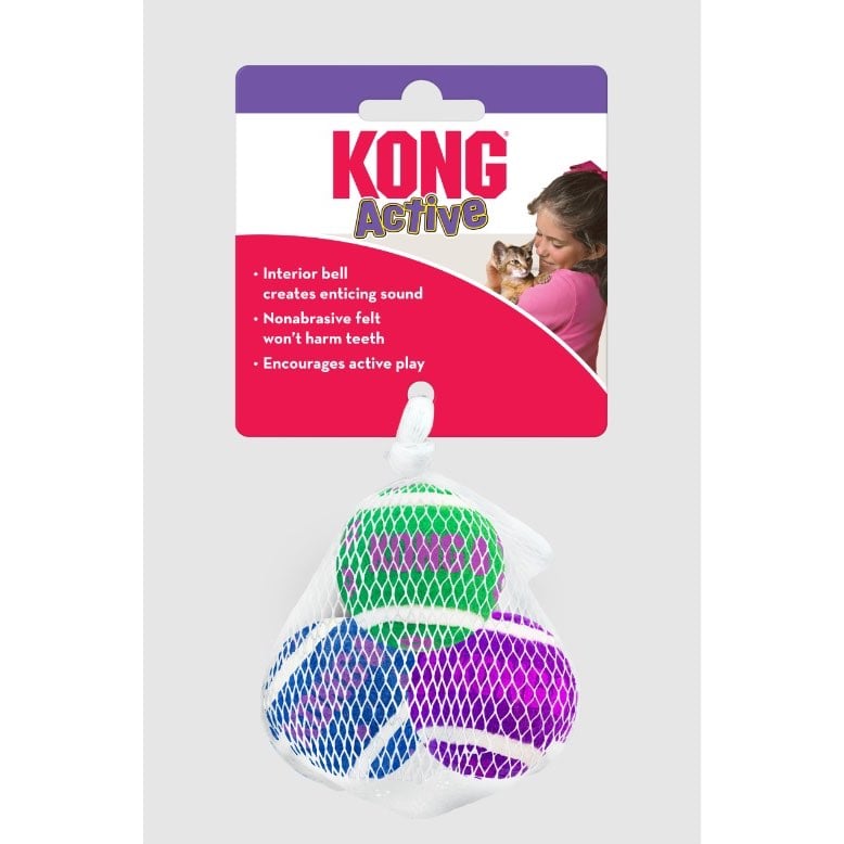 Cat Active Tennis Ball Toy for Cats Pack of 3 - view 3