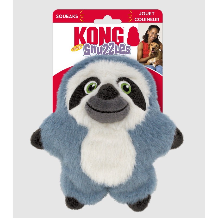 KONG Snuzzles Kiddos Sloth Plush for Dogs, Small - view 2