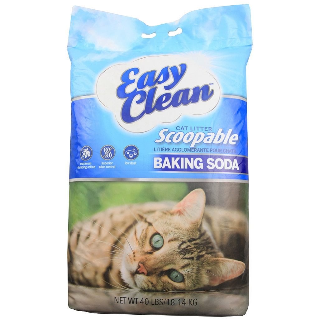 Clumping Litter Easy Clean with Baking Soda for Cats 40 lb Bag - Default Title - product image 1