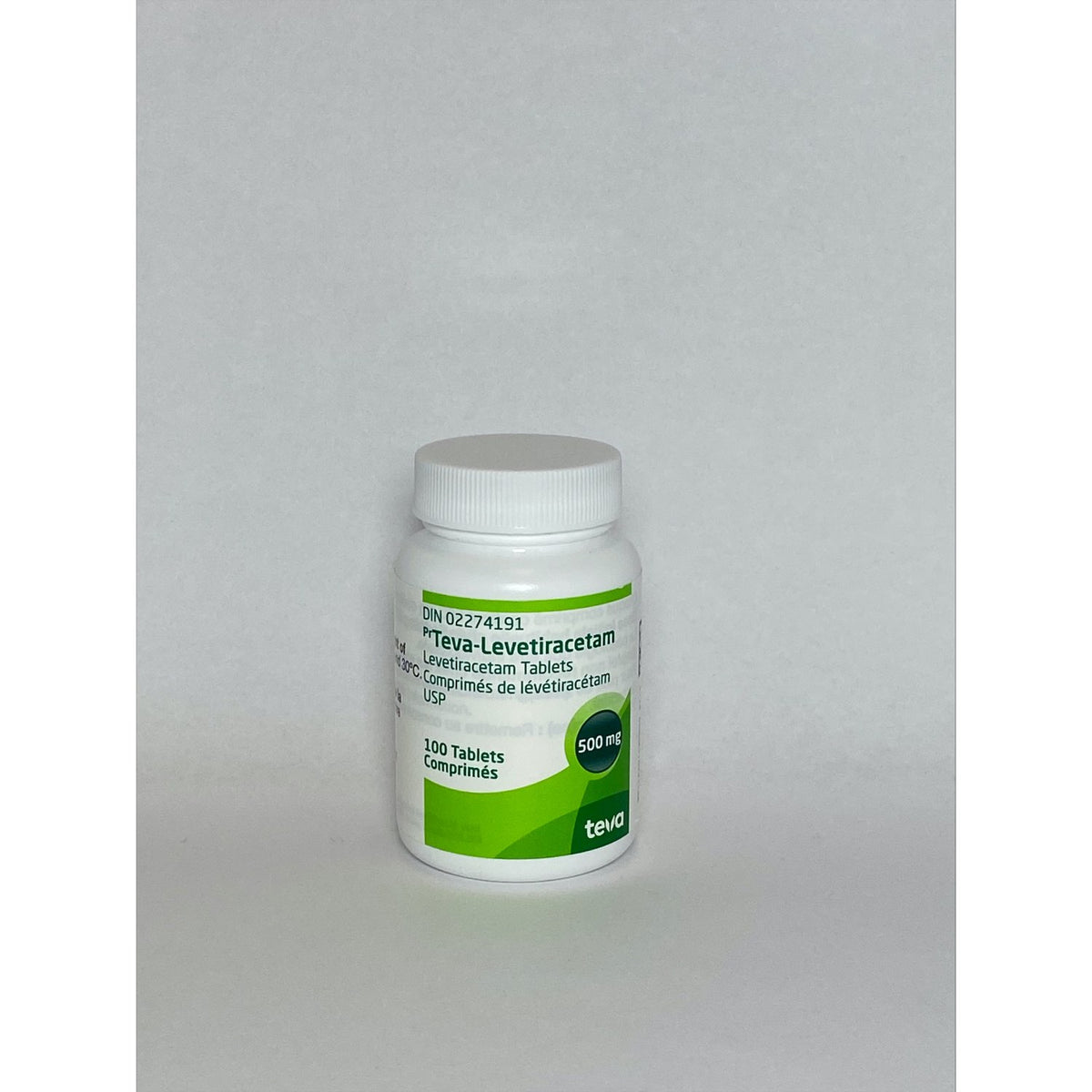 Teva - Levetiracetam Tablet Bottle of 100 Tablets