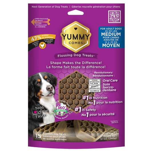 Yummy Combs Dental Treats for Medium Dogs - Chicken - product image 1
