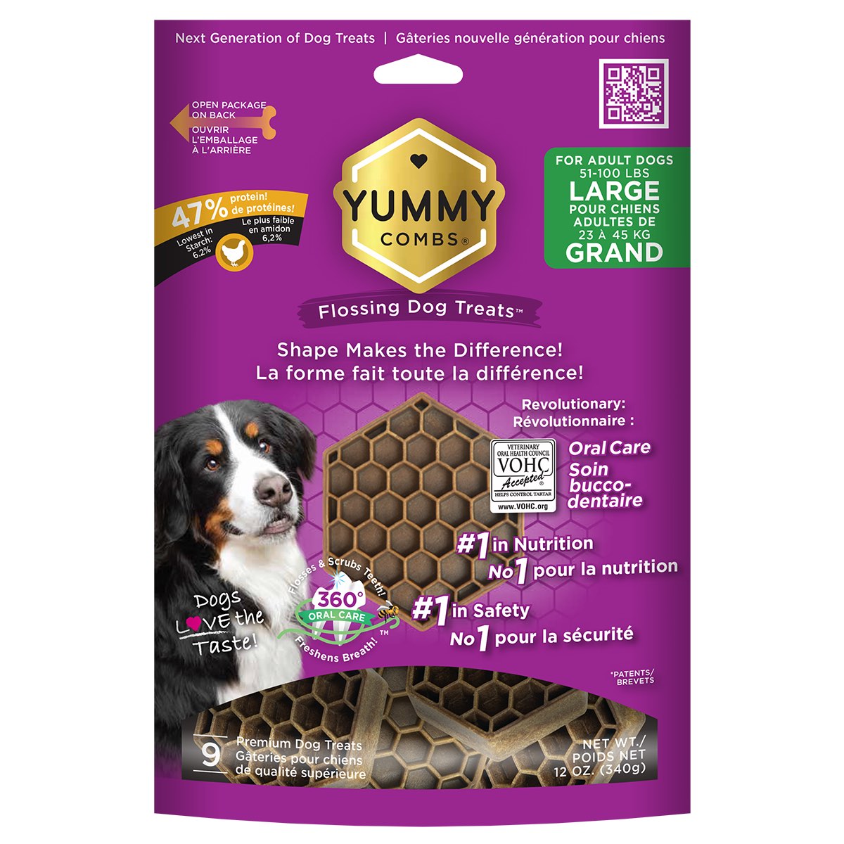 Yummy Combs Dental Treats for Large Dogs - Chicken - product image 1