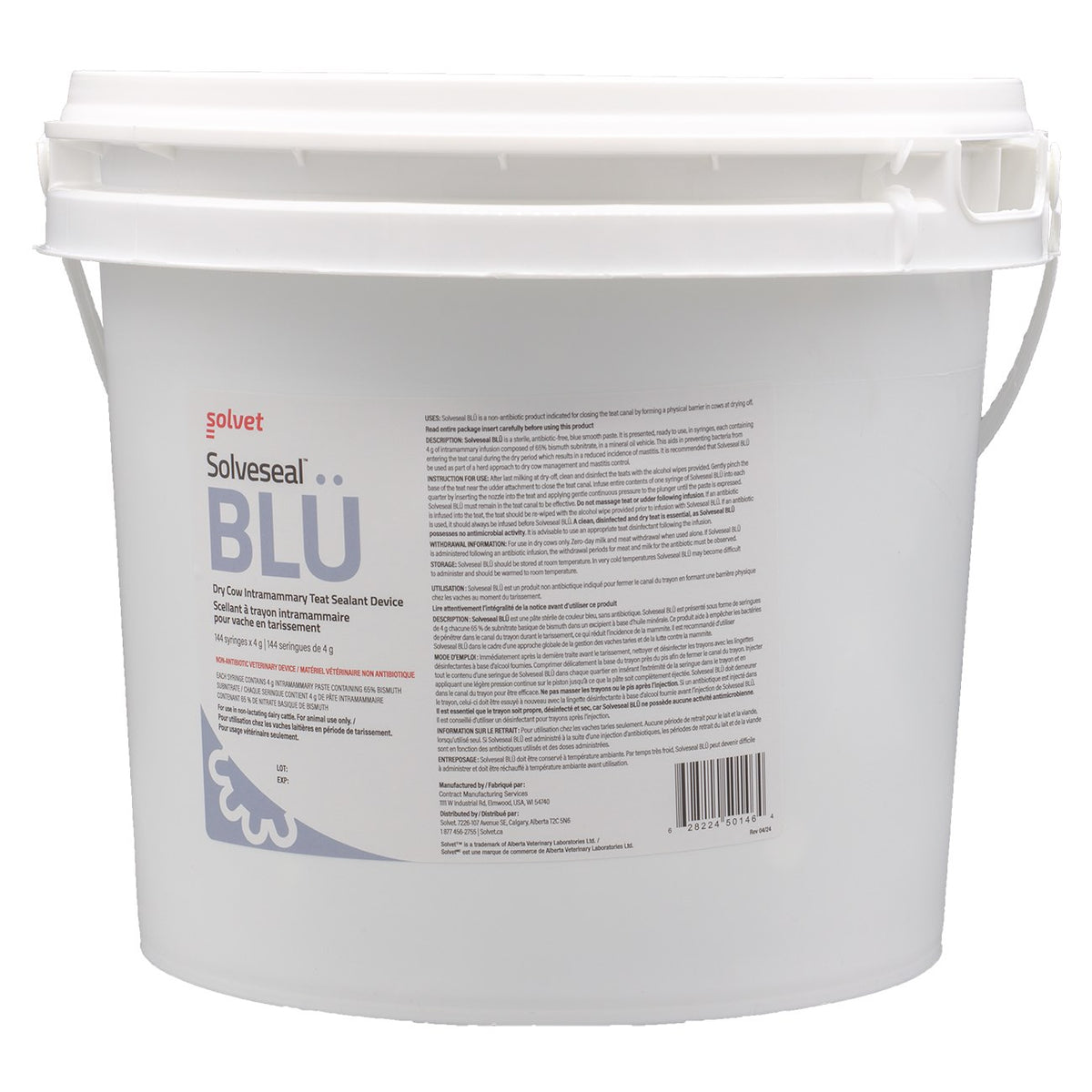 Solveseal Blü Teat Sealant for Farm Animalstle 144 Syringes 65 % - Default Title - product image 1