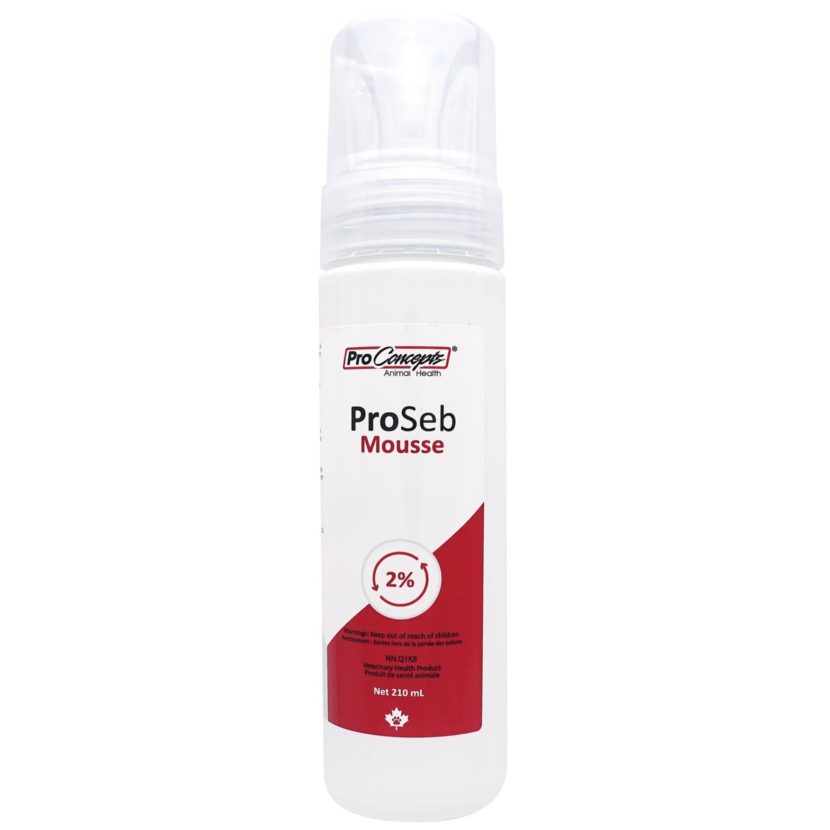 ProSeb Mousse for Dogs 210 mL Bottle 2 % - Default Title - product image 1