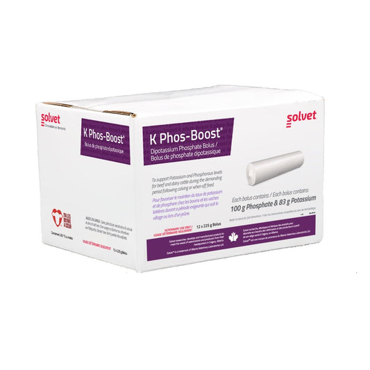 K Phos-Boost Bolus Pack of 12, for Farm Animals 225 g 176 g/Dose - Default Title - product image 1