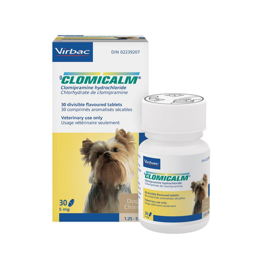 Clomicalm Flavoured Tablets for Dogs, 5 mg, 30 Chews