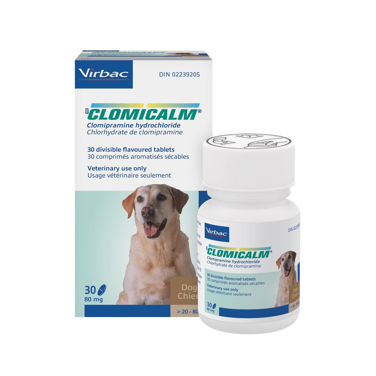 Clomicalm Flavoured Tablets for Dogs, 80 mg, 30 Chews