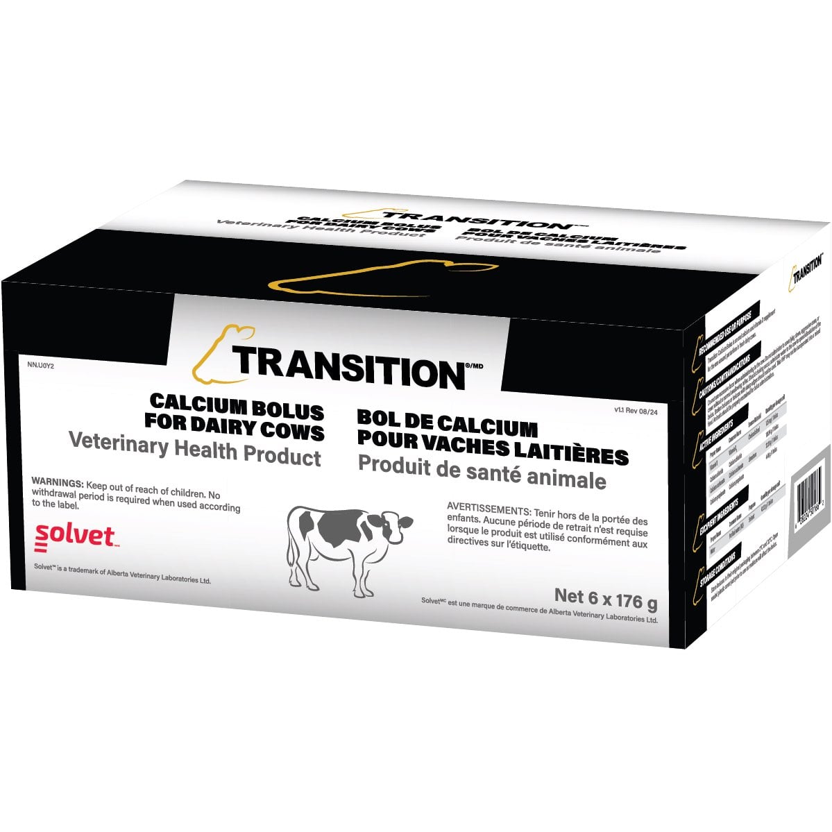 Transition Calcium Bolus Pack of 6, for Farm Animals 176 g - view 2